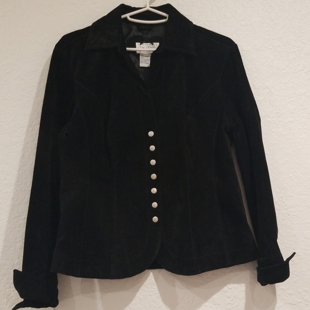 4/$20 Live a Little Black Leather Jacket